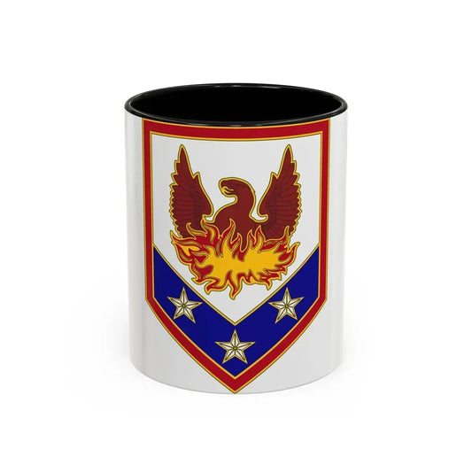110 Maneuver Enhancement Brigade (U.S. Army) Accent Coffee Mug 11oz Black - Go Mug Yourself