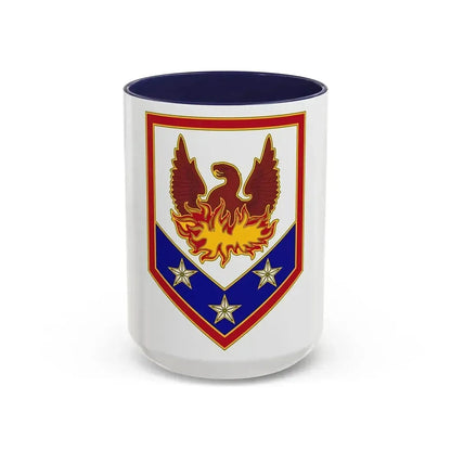 110 Maneuver Enhancement Brigade (U.S. Army) Accent Coffee Mug 15oz Navy - Go Mug Yourself
