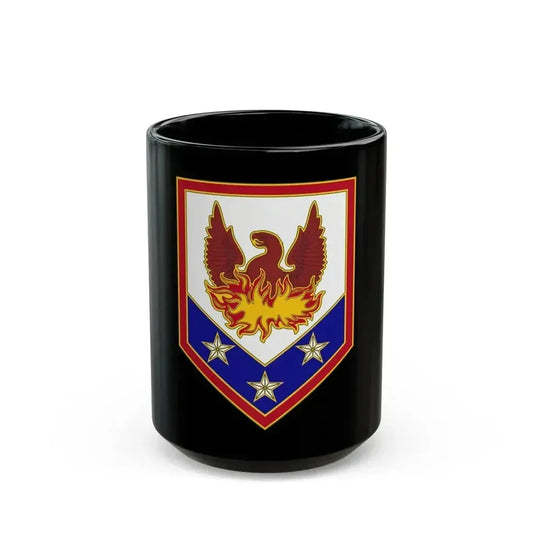 110 Maneuver Enhancement Brigade (U.S. Army) Black Coffee Mug 15oz - Go Mug Yourself
