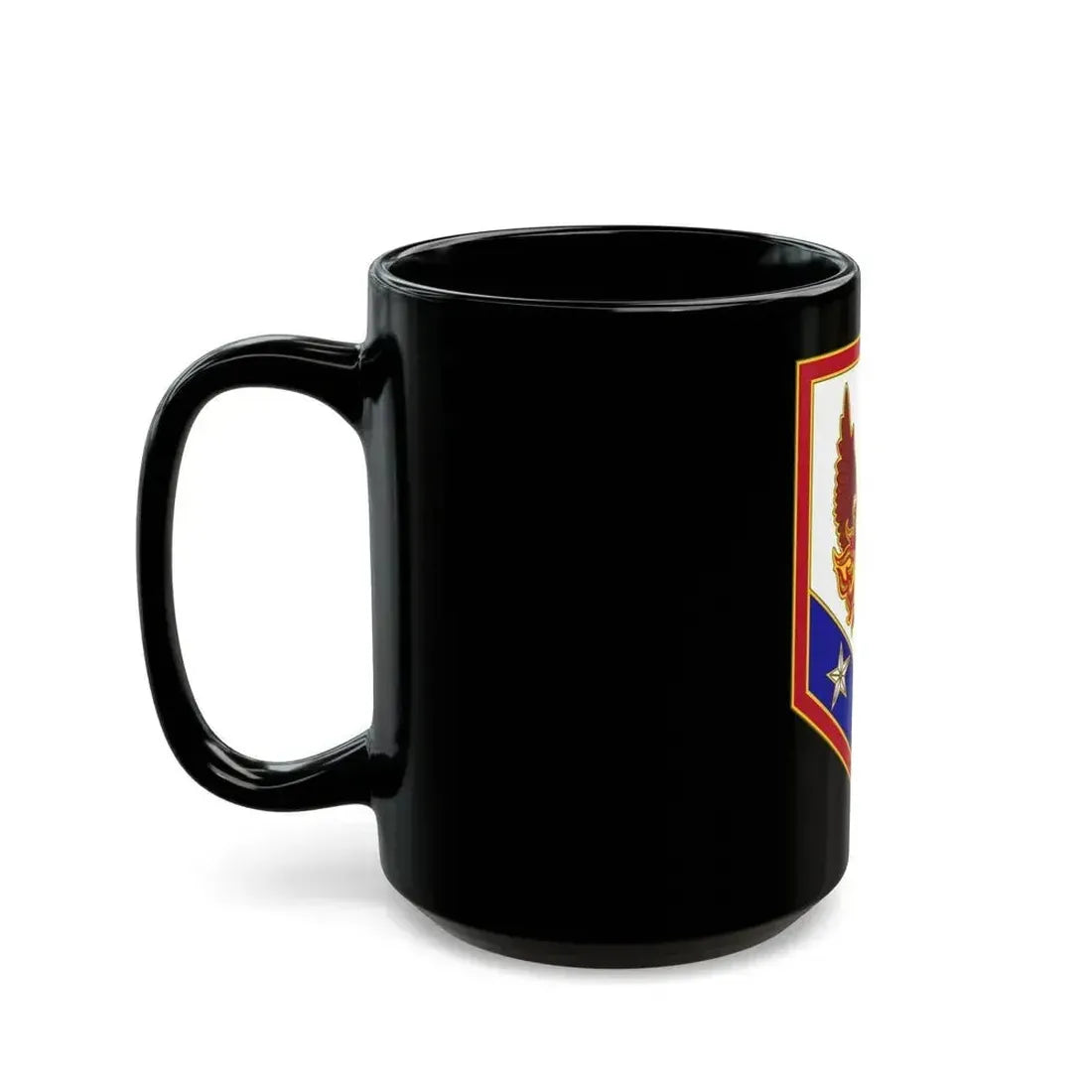 110 Maneuver Enhancement Brigade (U.S. Army) Black Coffee Mug - Go Mug Yourself