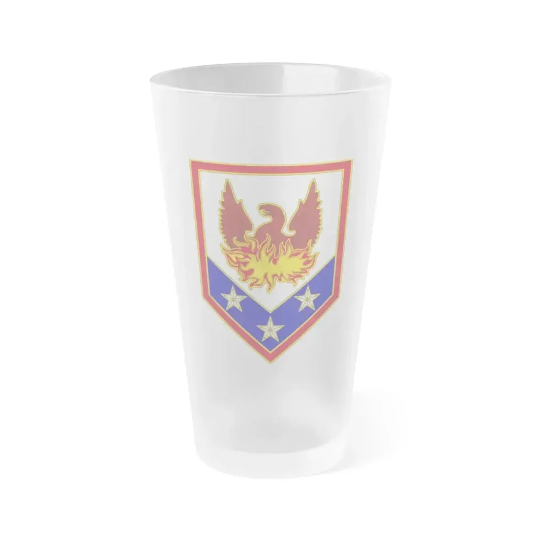 110 Maneuver Enhancement Brigade (U.S. Army) Frosted Pint Glass 16oz Default Title - Go Mug Yourself