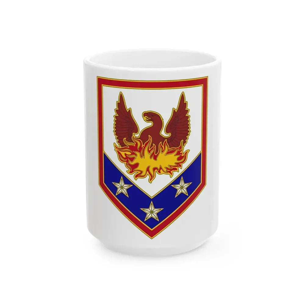 110 Maneuver Enhancement Brigade (U.S. Army) White Coffee Mug 15oz - Go Mug Yourself