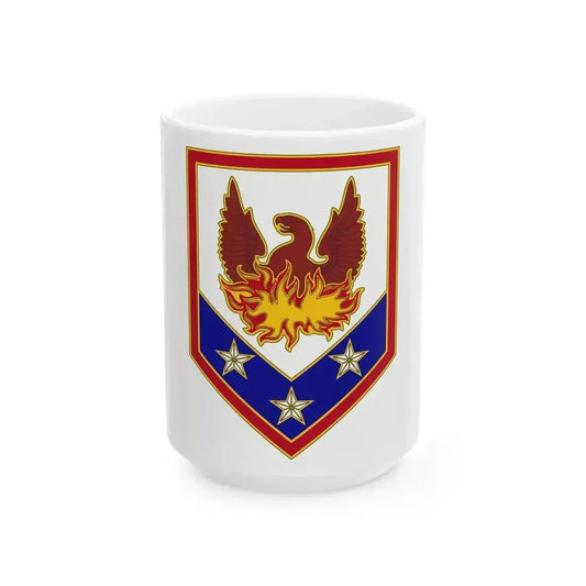 110 Maneuver Enhancement Brigade (U.S. Army) White Coffee Mug 15oz - Go Mug Yourself