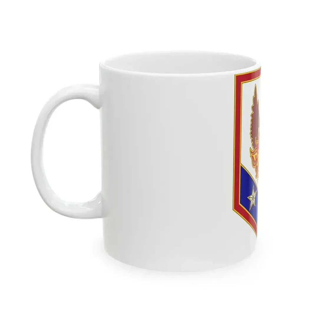 110 Maneuver Enhancement Brigade (U.S. Army) White Coffee Mug - Go Mug Yourself