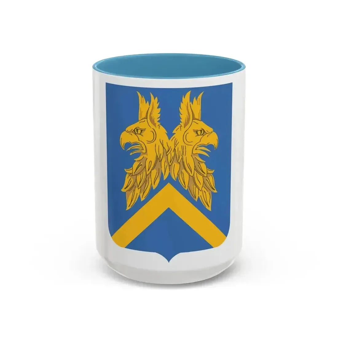 110 Military Intelligence Battalion 2 (U.S. Army) Accent Coffee Mug 15oz Light Blue - Go Mug Yourself