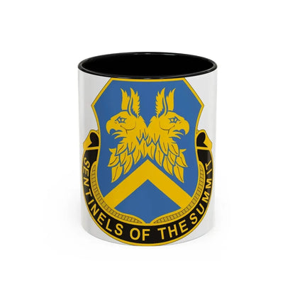 110 Military Intelligence Battalion (U.S. Army) Accent Coffee Mug 11oz Black - Go Mug Yourself