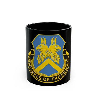 110 Military Intelligence Battalion (U.S. Army) Black Coffee Mug 11oz - Go Mug Yourself