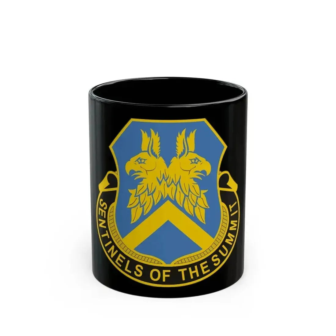 110 Military Intelligence Battalion (U.S. Army) Black Coffee Mug 11oz - Go Mug Yourself