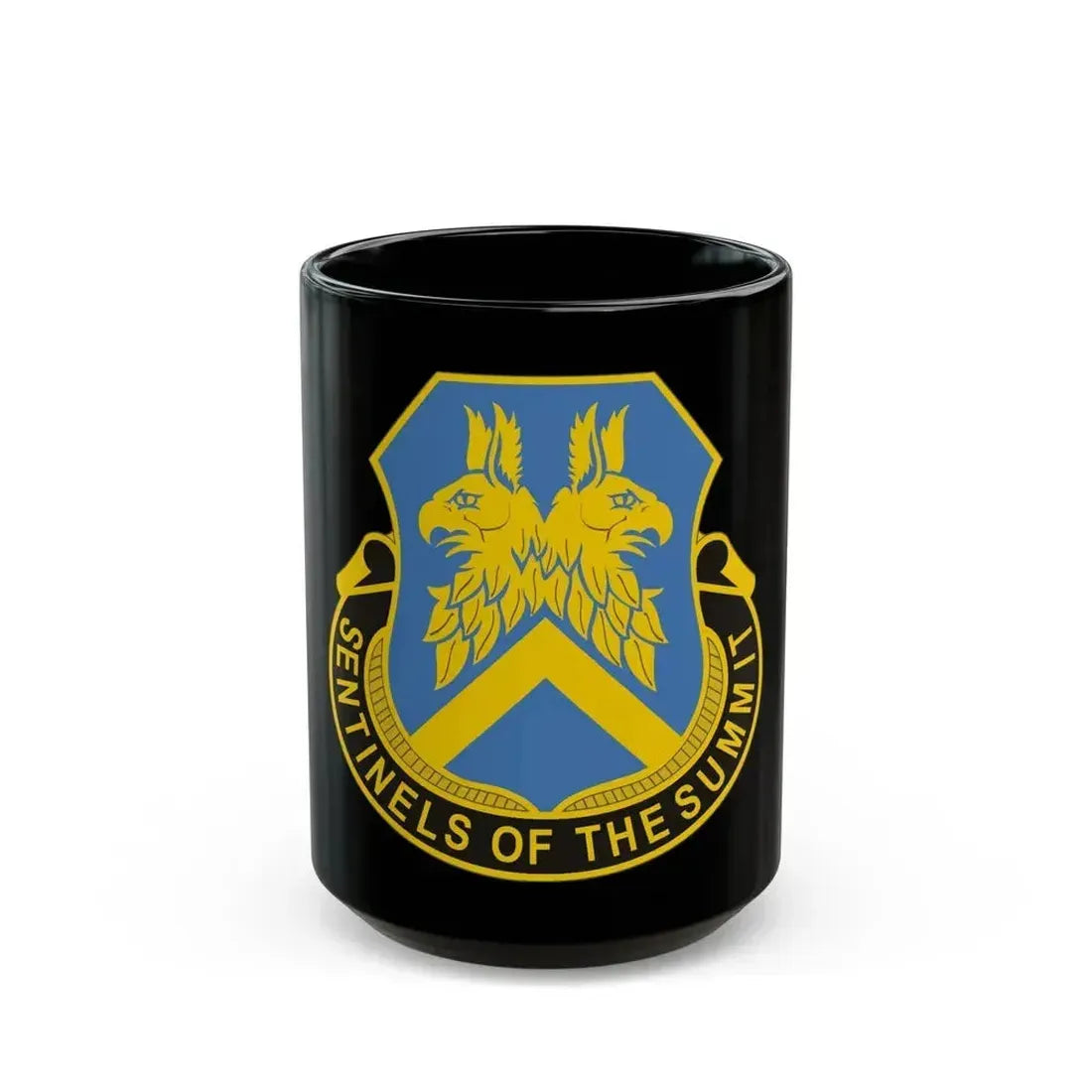 110 Military Intelligence Battalion (U.S. Army) Black Coffee Mug 15oz - Go Mug Yourself