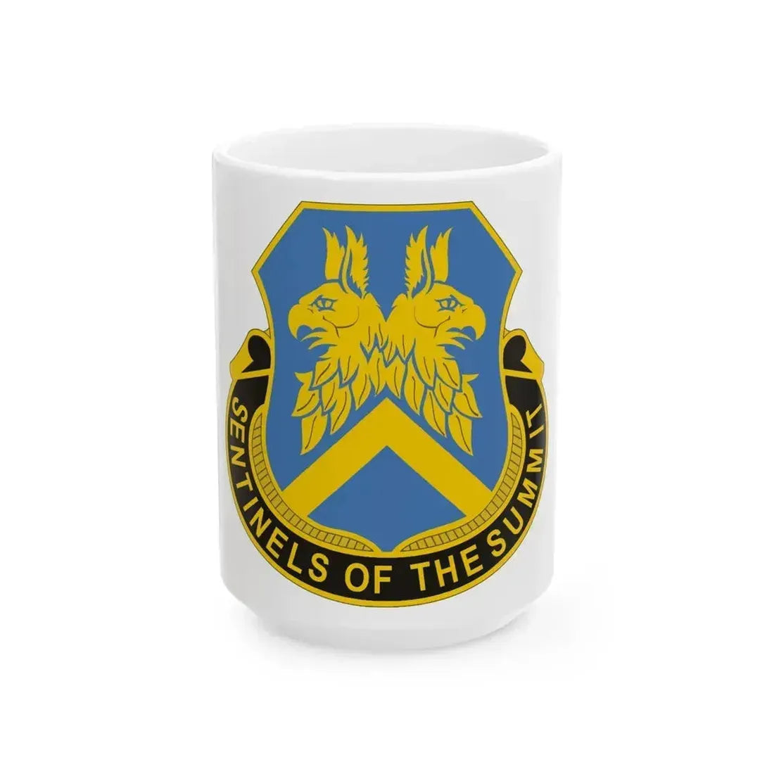 110 Military Intelligence Battalion (U.S. Army) White Coffee Mug 15oz - Go Mug Yourself