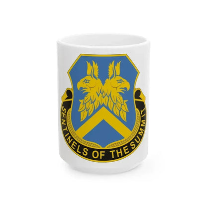 110 Military Intelligence Battalion (U.S. Army) White Coffee Mug 15oz - Go Mug Yourself