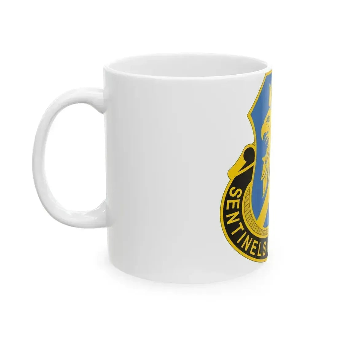 110 Military Intelligence Battalion (U.S. Army) White Coffee Mug - Go Mug Yourself