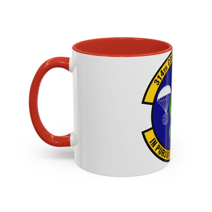 314th Comptroller Squadron (U.S. Air Force) Accent Coffee Mug