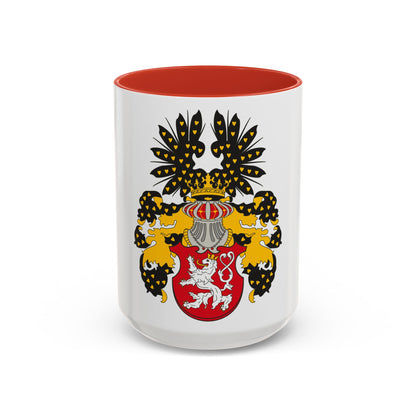 Coat of arms of the Kingdom of Bohemia - Accent Coffee Mug