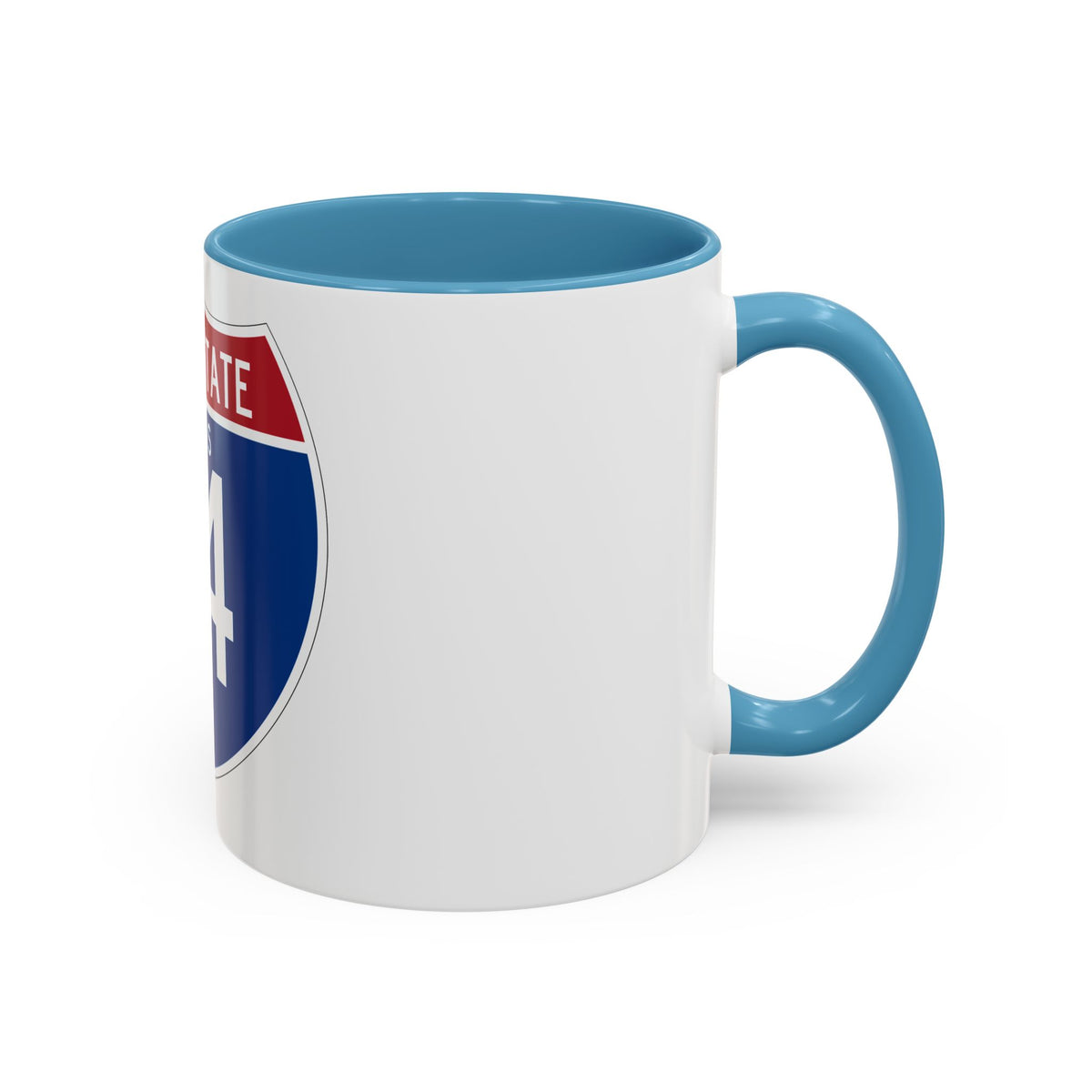 Interstate 14 (U.S. Highways) Accent Coffee Mug