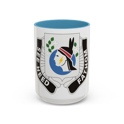635 Military Intelligence Battalion (U.S. Army) Accent Coffee Mug