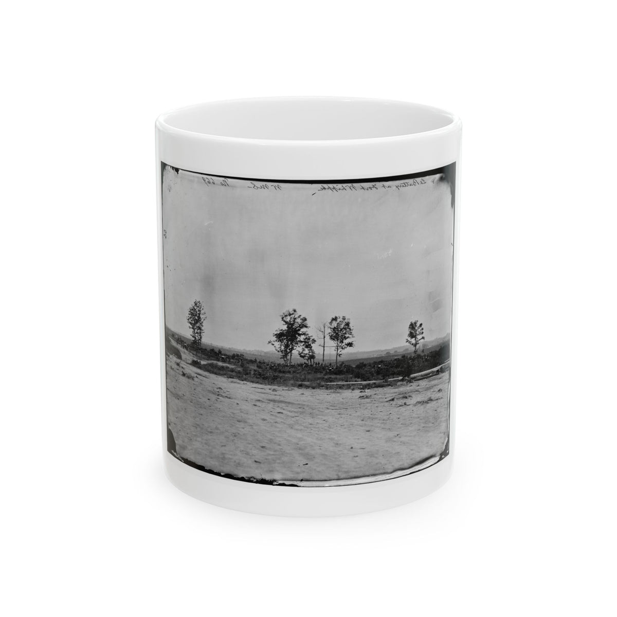 Arlington, Virginia. Light Battery At Fort Whipple (U.S. Civil War) White Coffee Mug