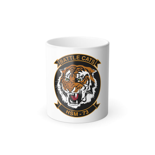 HSM 73 Helicopter Maritime Strike Squadron 73 (U.S. Navy) Color Changing Mug 11oz