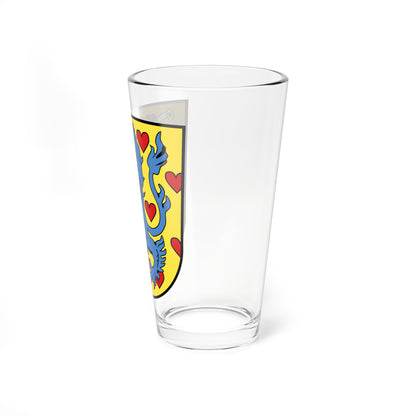 Wappen Landkreis Gifhorn (Germany) (Coat of Arms) Pint Glass 16oz