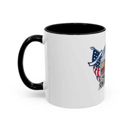 USCG Station Boston (U.S. Coast Guard) Accent Coffee Mug