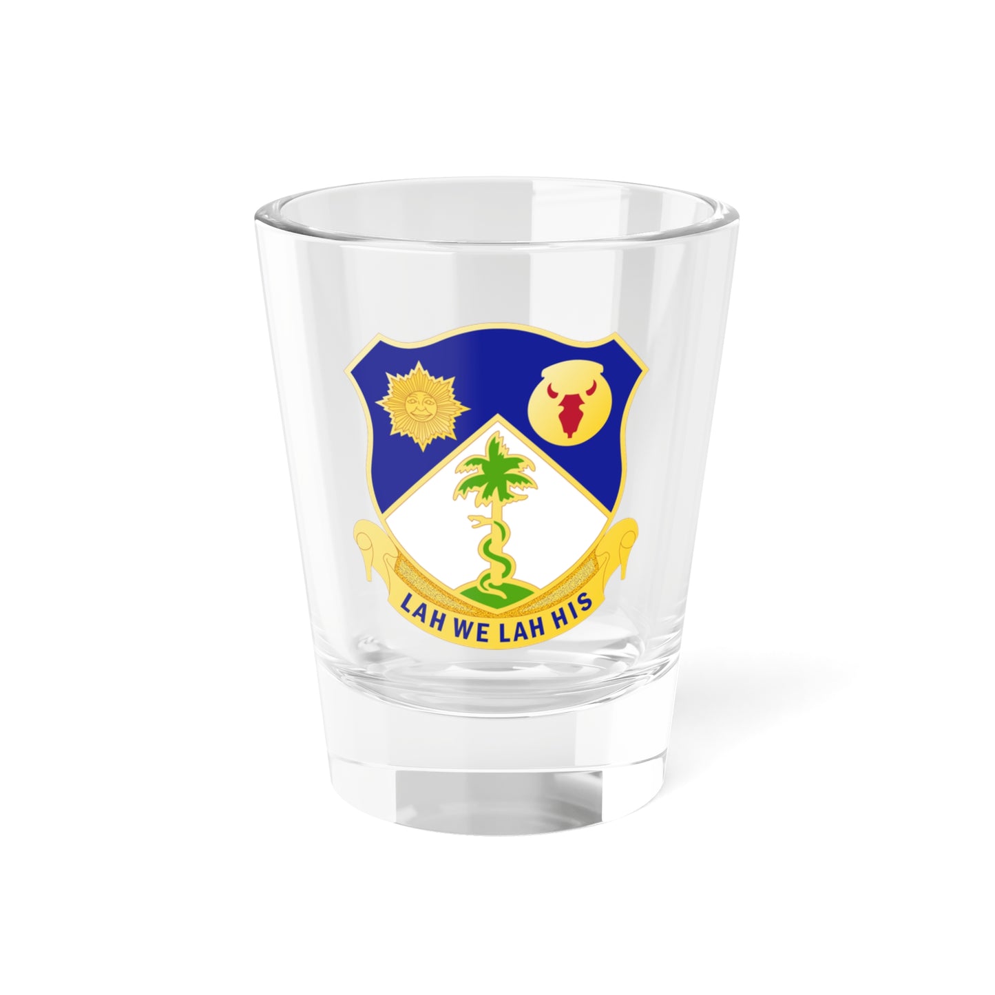 134 Cavalry Regiment (U.S. Army) Shot Glass 1.5oz