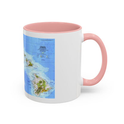 USA - Hawaii (1976) (Map) Accent Coffee Mug