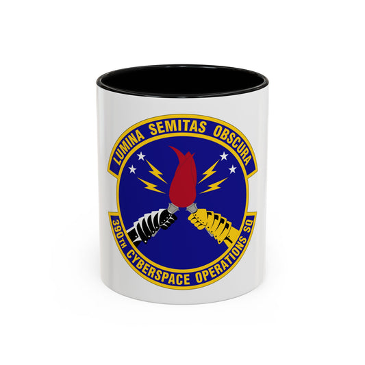 390 Cyberspace Operations Squadron ACC (U.S. Air Force) Accent Coffee Mug
