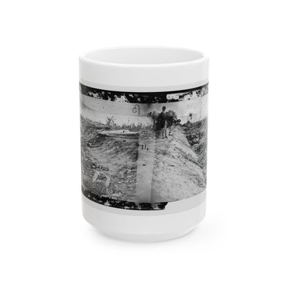 Antietam, Md. Confederate Dead In A Ditch On The Right Wing (U.S. Civil War) White Coffee Mug
