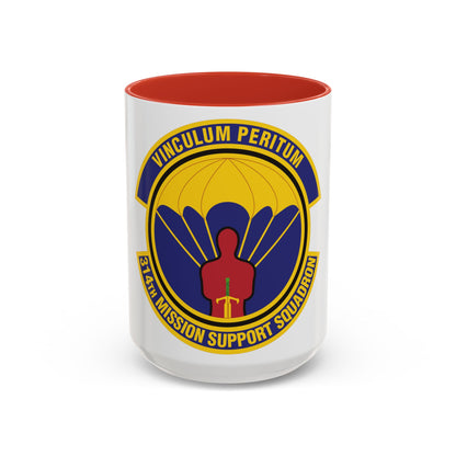 314th Mission Support Squadron (U.S. Air Force) Accent Coffee Mug