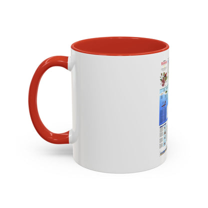USA - Rediscovering Hawaii (1995) (Map) Accent Coffee Mug