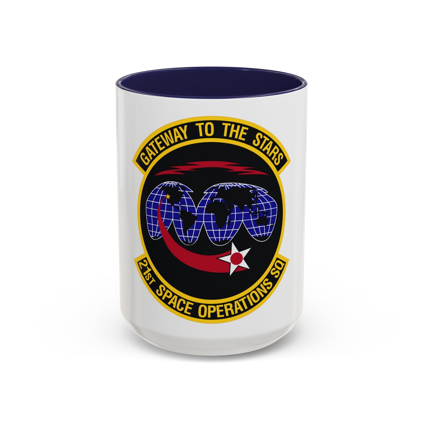 21st Space Operations Squadron (U.S. Air Force) Accent Coffee Mug