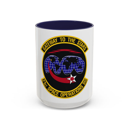 21st Space Operations Squadron (U.S. Air Force) Accent Coffee Mug