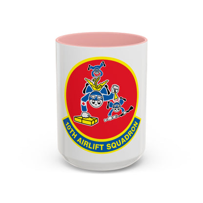 10th Airlift Squadron (U.S. Air Force) Accent Coffee Mug