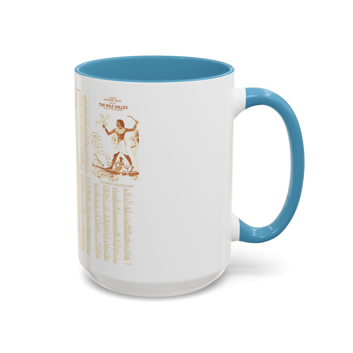 Egypt - Your Introduction to Ancient (1965) (Map) Accent Coffee Mug