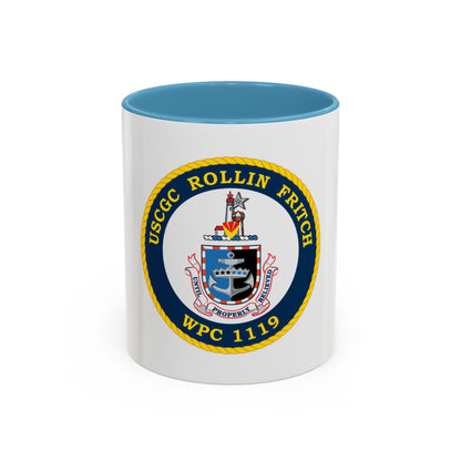 USCGC Rollin Fritch WPC 1119 (U.S. Coast Guard) Accent Coffee Mug