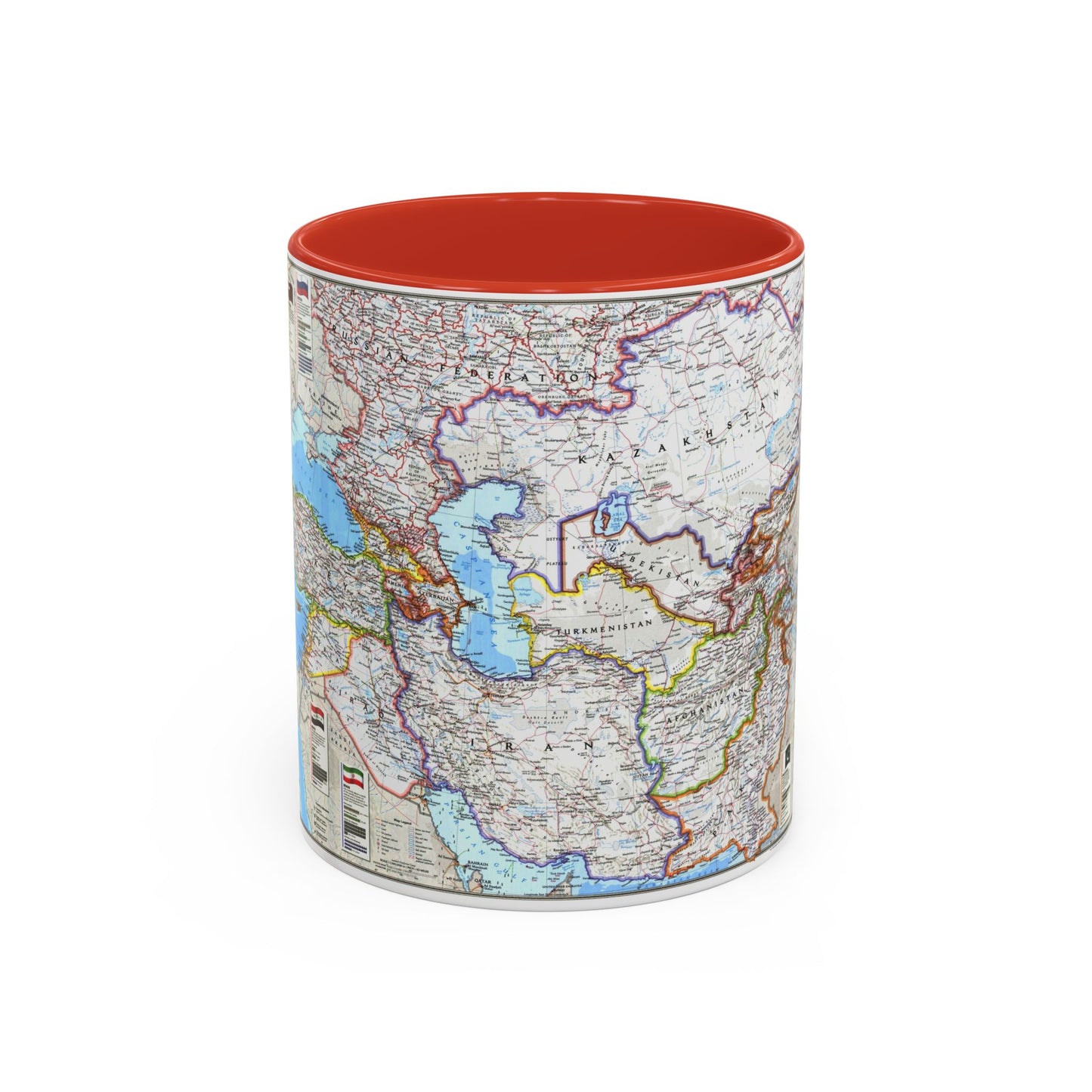 Caspian Region- Promise and Peril (1999) (Map) Accent Coffee Mug