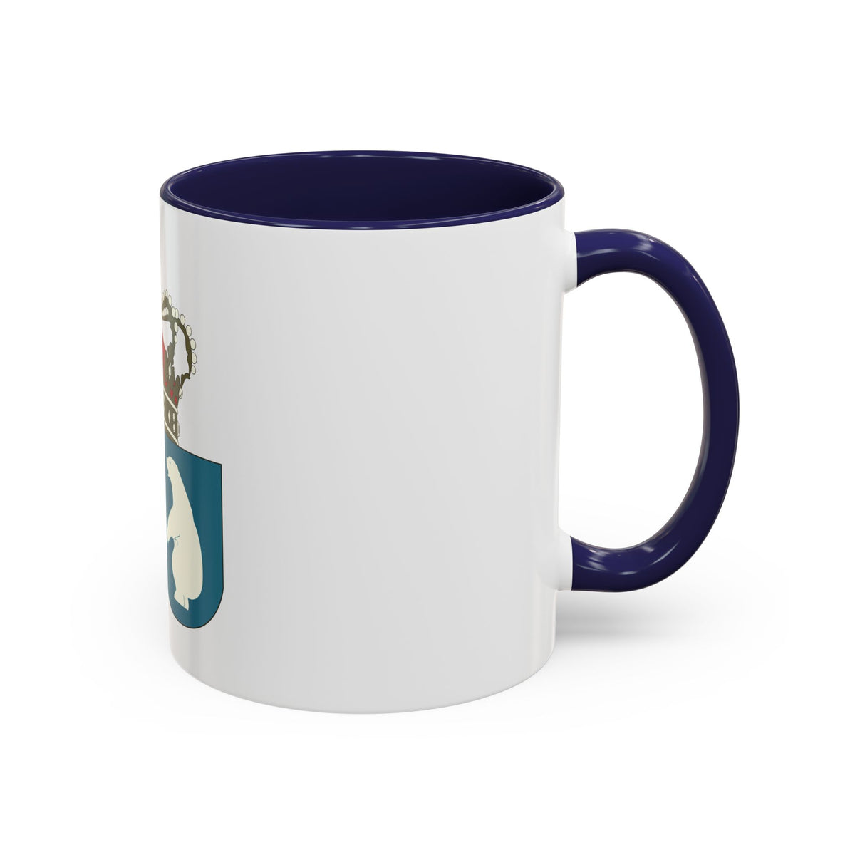 Coat of arms of the County of Greenland - Accent Coffee Mug
