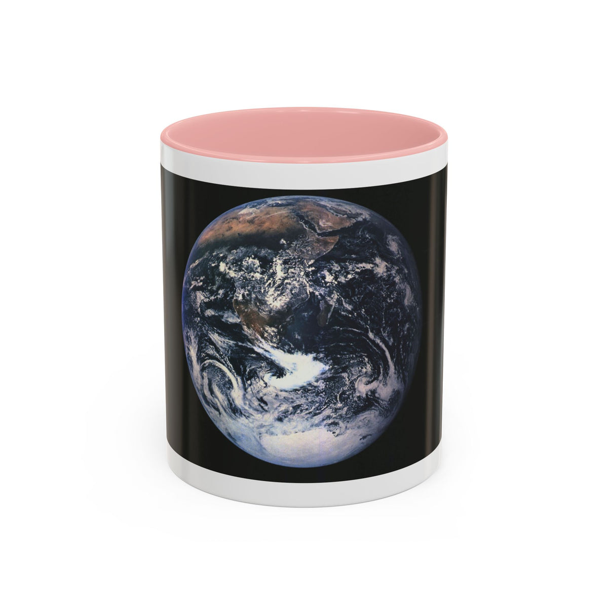 Space - Earth from Space (1973) (Map) Accent Coffee Mug