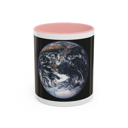 Space - Earth from Space (1973) (Map) Accent Coffee Mug