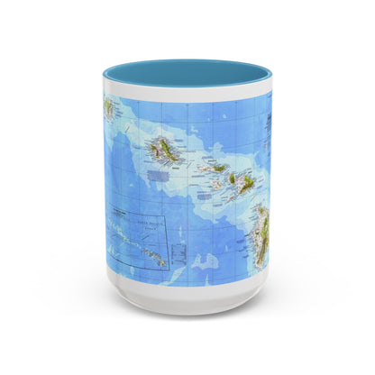 USA - Hawaii (1976) (Map) Accent Coffee Mug