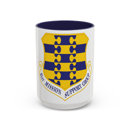 61st Mission Support Group (U.S. Air Force) Accent Coffee Mug