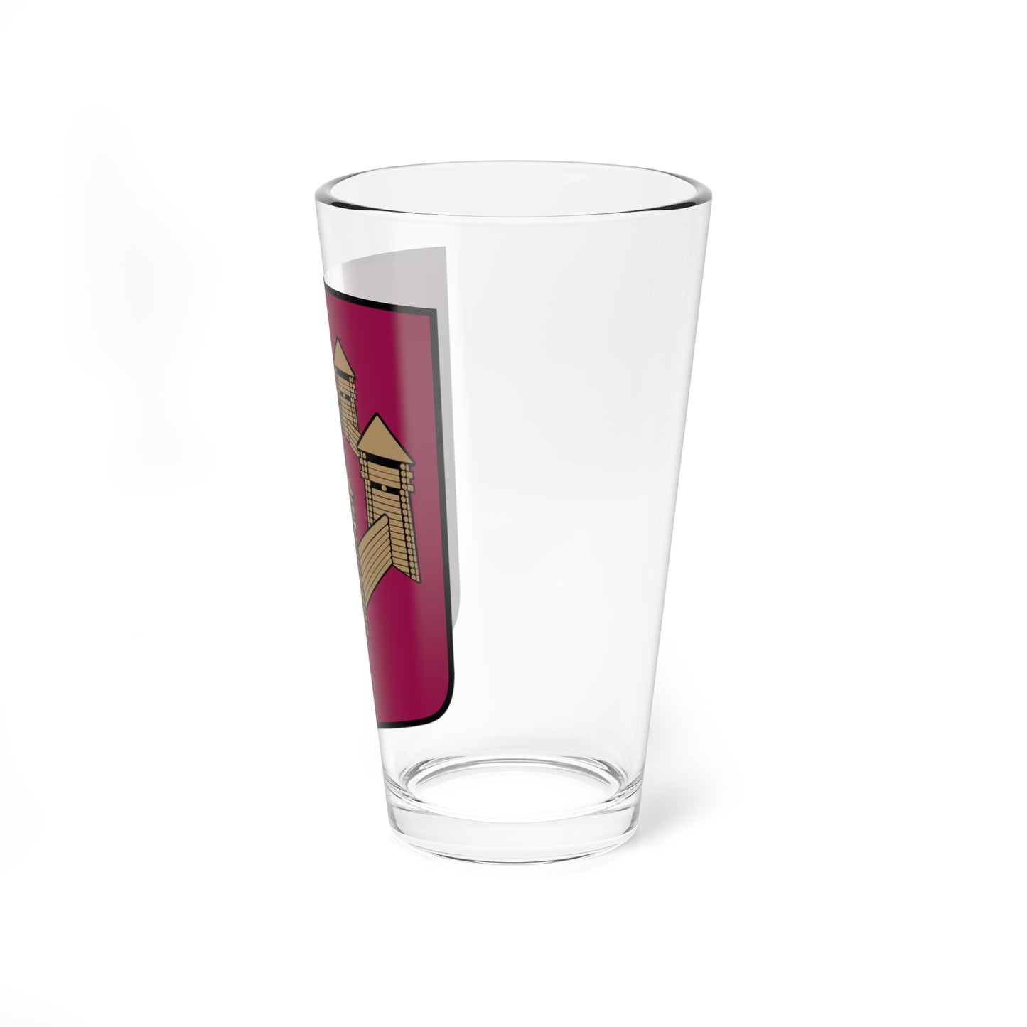 Tērvetes pagasta ģerbonis (Latvia) (Coat of Arms) Pint Glass 16oz