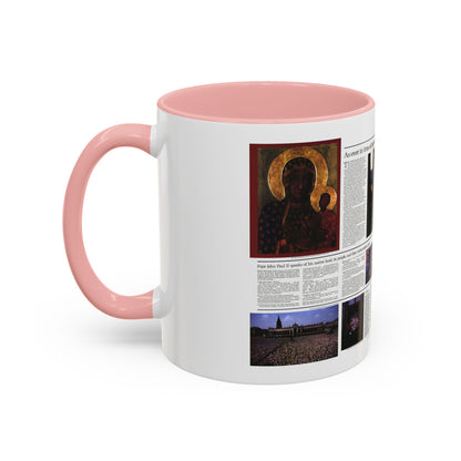 Poland - The Face and Faith 2 (1982) (Map) Accent Coffee Mug