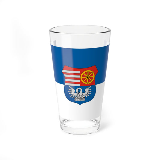 Flag of Bakonytamasi (Hungary) Pint Glass 16oz