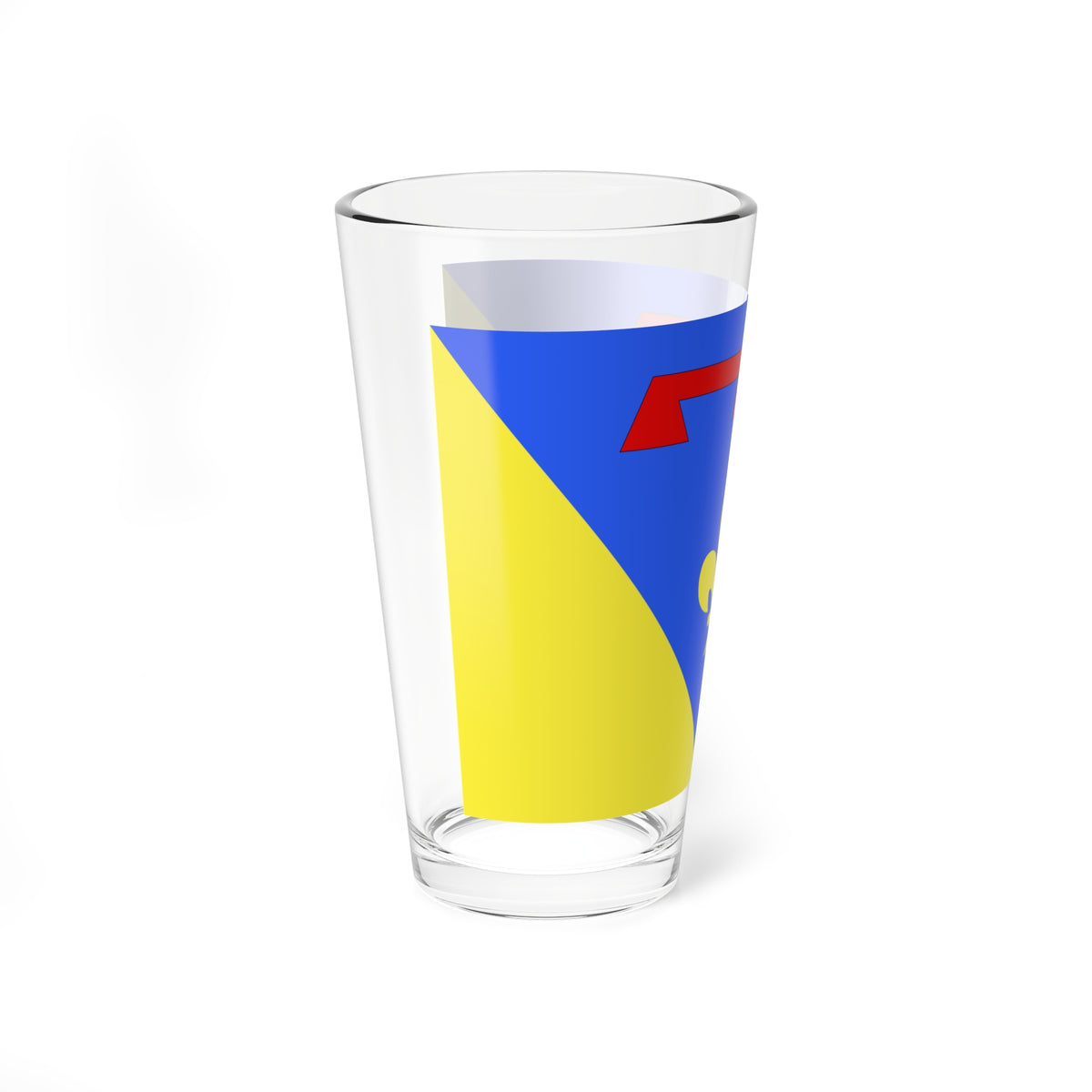 Proposition de drapeau pour le Var (France) Pint Glass 16oz