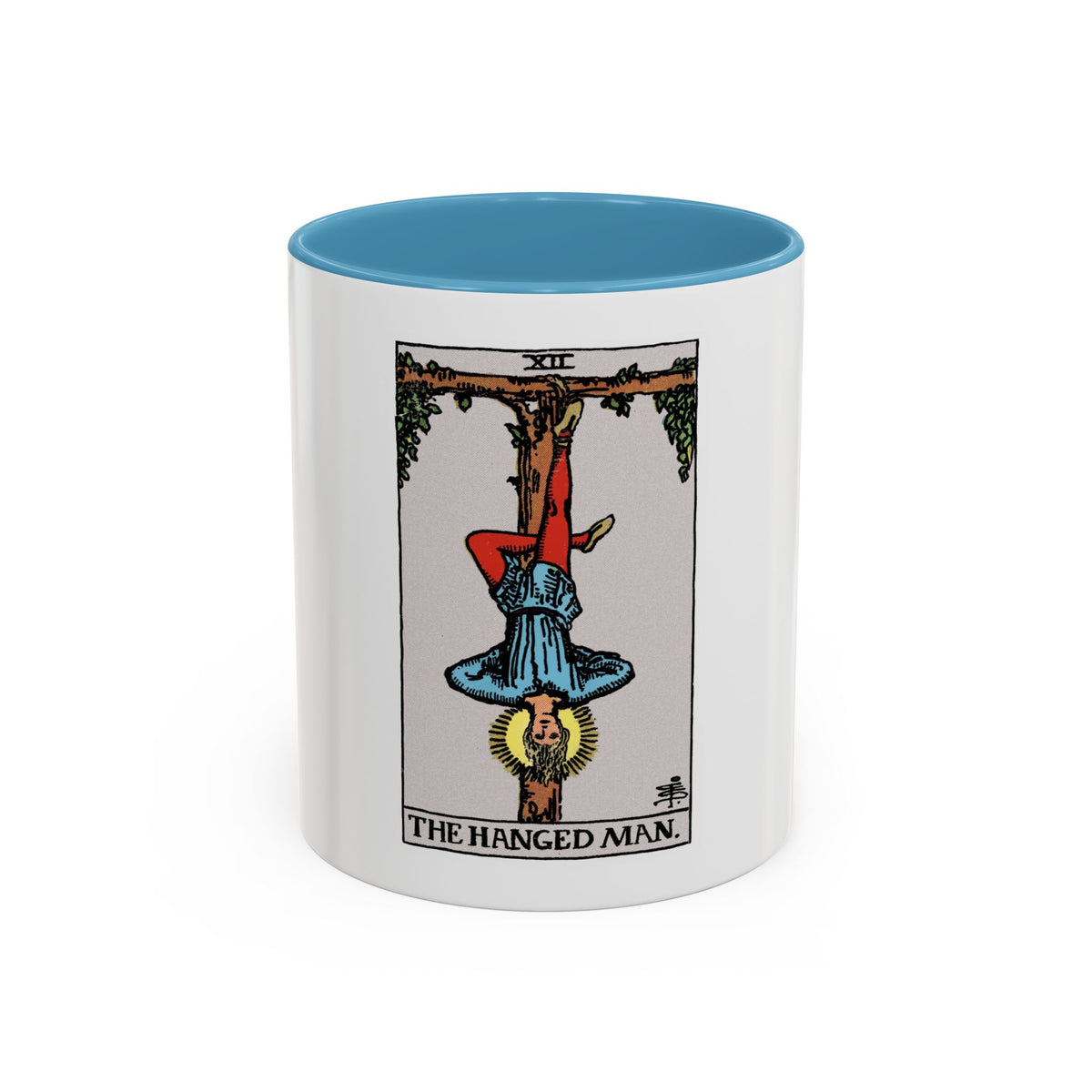The Hanged Man (Tarot Card) Accent Coffee Mug