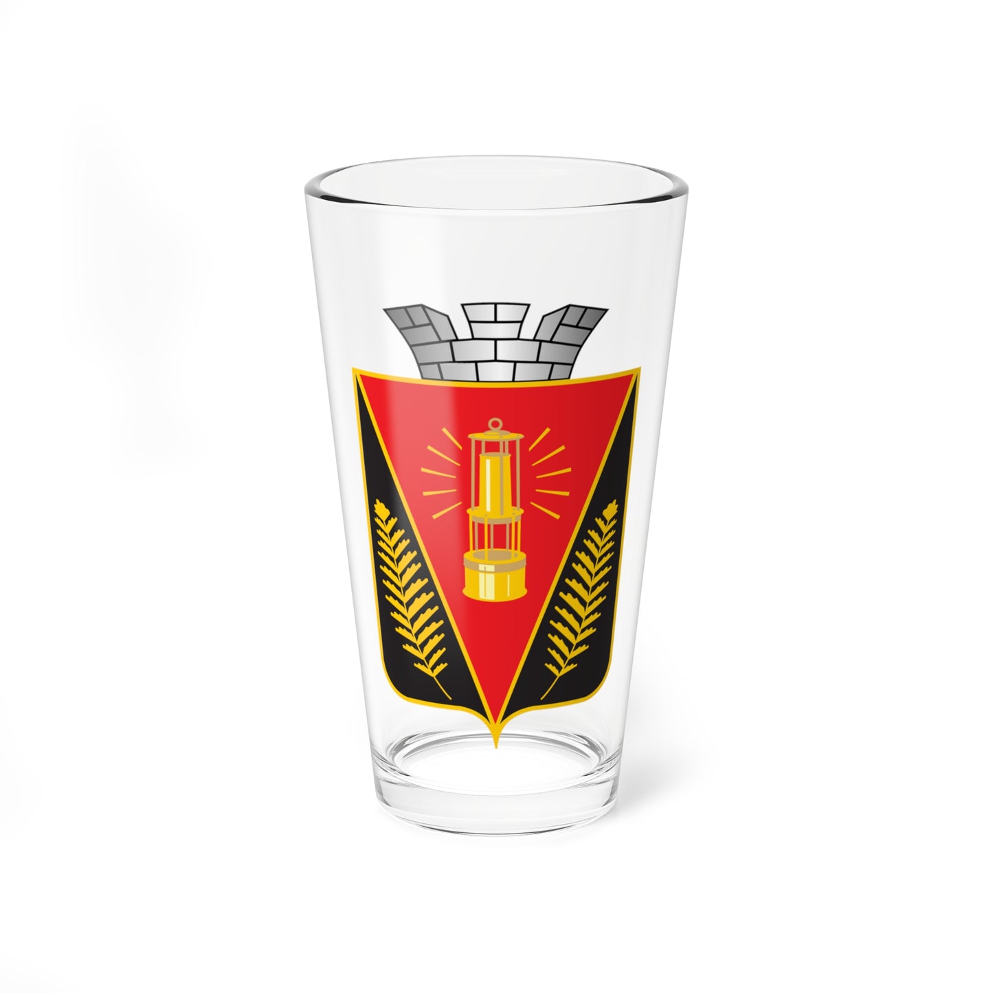 Dimitrov gerb (Ukraine) (Coat of Arms) Pint Glass 16oz