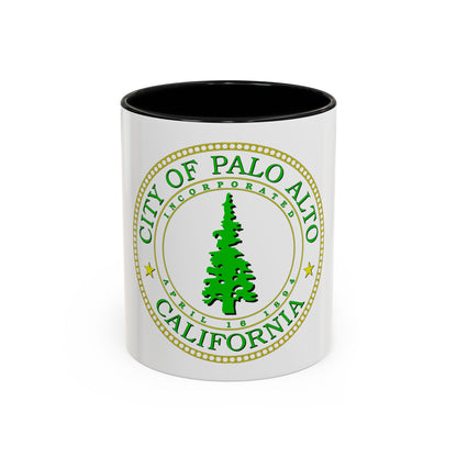 Seal of Palo Alto California - Accent Coffee Mug
