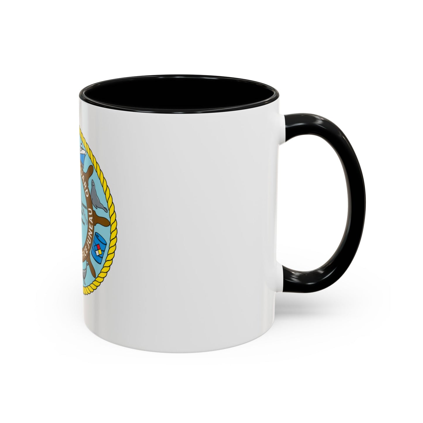 USCG Marine Safety Office Juneau (U.S. Coast Guard) Accent Coffee Mug