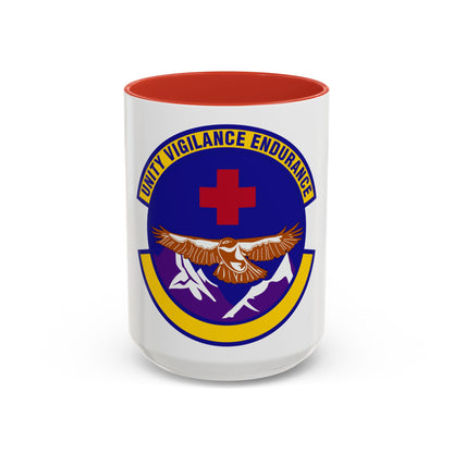 17 Operational Medical Readiness Squadron AETC (U.S. Air Force) Accent Coffee Mug